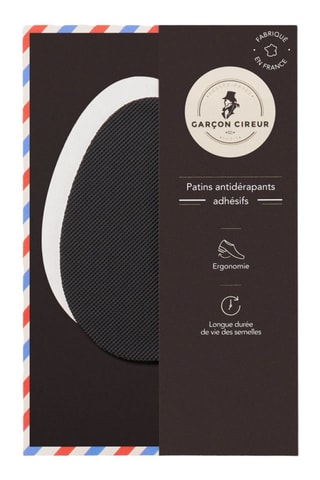 2 pares de suelas protectoras antideslizantes - Negro