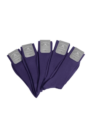 5 pares de calcetines Semainier - Violeta