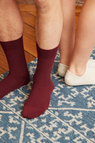 3 pares de calcetines La Chaussette Gaufrée  -  La Maison du Chausseur - Multicolor