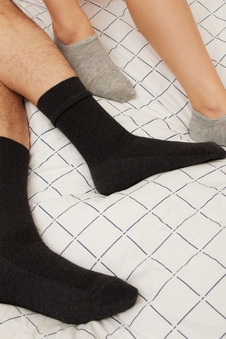 3 pares de calcetines La Chaussette Gaufrée  -  La Maison du Chausseur - Multicolor