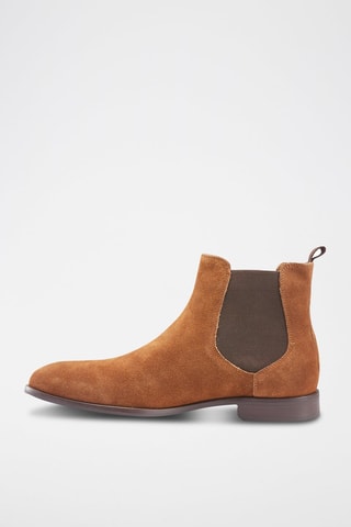 Botines Chelsea de nobuk  -  LaZZareli - Marrón