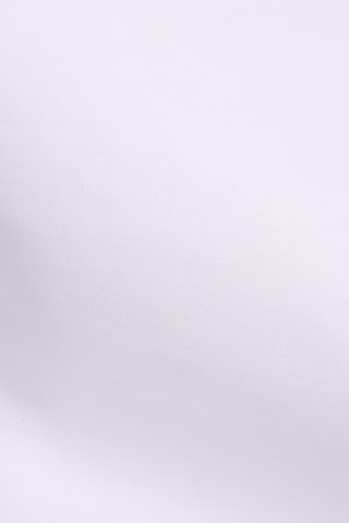 Camisa ajustada de popelina de algodón - Blanco