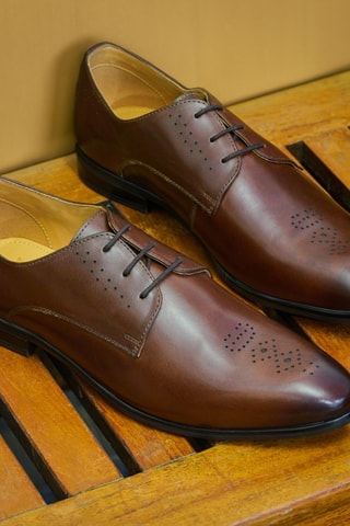 Derbies de piel Serge - Marrón