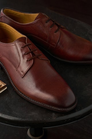 Derbies de piel Xavier - Marrón