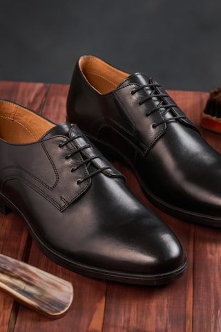 Derbies de piel Bastien - Negro