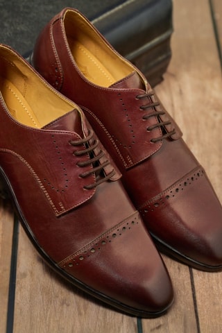 Derbies de piel Léandre - Marrón