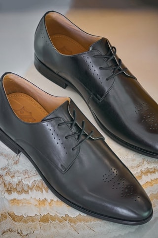 Derbies de piel Serge - Negro