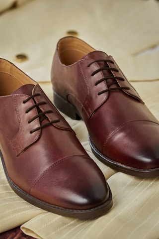 Derbys en cuir William - Teddy Clark - Marron