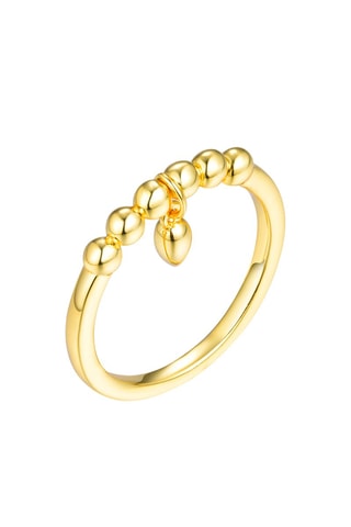 Anillo bañado en oro fino amarillo