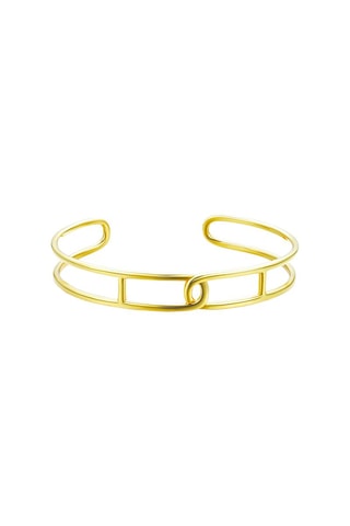 Pulsera bañada en oro fino amarillo