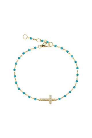 Pulsera bañada en oro fino amarillo