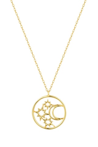 Collar bañado en oro fino amarillo