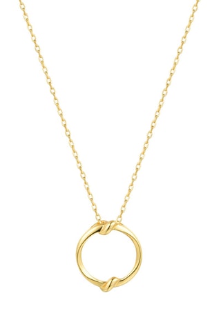 Collar bañado en oro fino amarillo