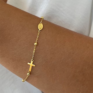 Pulsera - Latón bañado