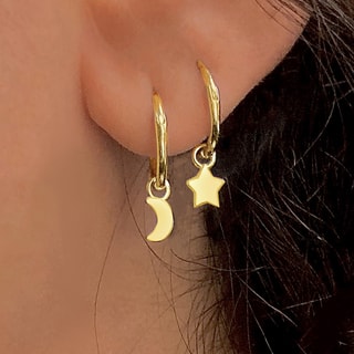 Boucles d'oreilles - Laiton doré