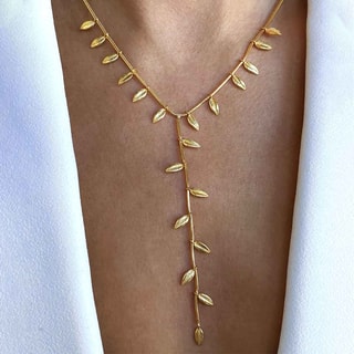 Collar - Latón bañado