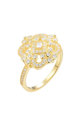 Anillo bañado en oro fino amarillo