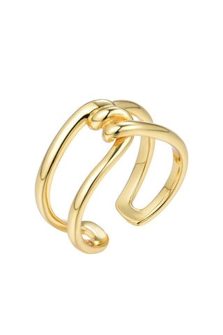Anillo bañado en oro fino amarillo