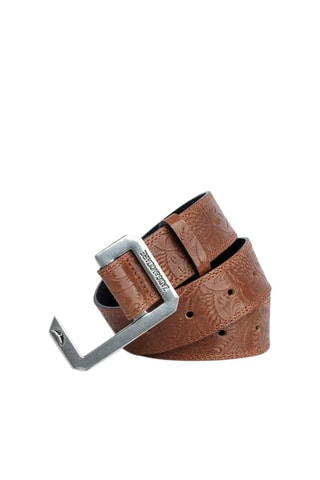 Ceinture en cuir - Marron