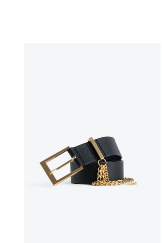 Ceinture en cuir - Noir