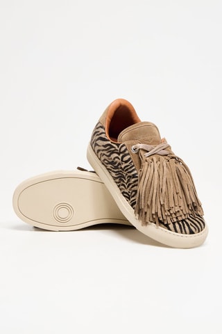 Baskets en nubuck - Taupe