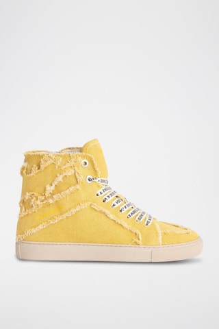 Baskets montantes - Jaune