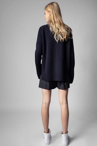 Pull en laine - Bleu marine