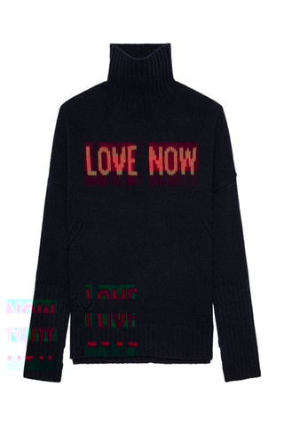 Pull en laine - Bleu marine