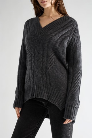 Pull en cachemire - Anthracite