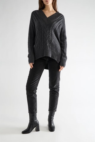 Pull en cachemire - Anthracite