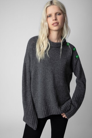 Pull en cachemire - Anthracite