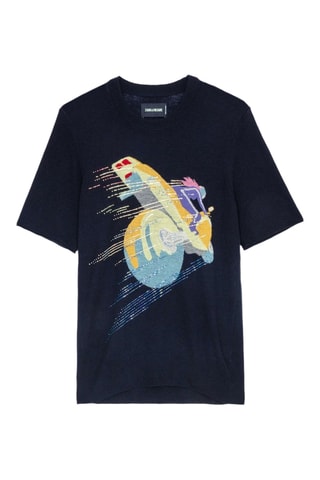 Pull en cachemire - Bleu marine