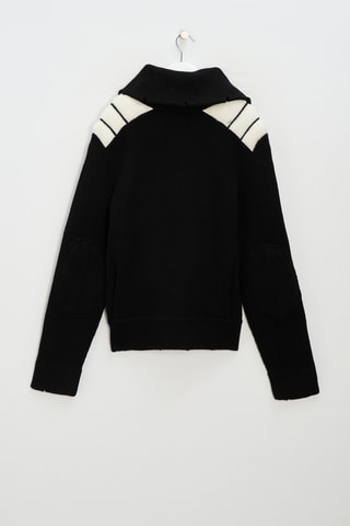 Gilet en mérinos - Noir