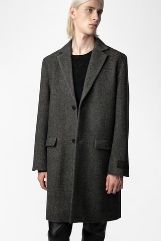 Manteau en laine - Anthracite