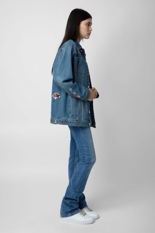 Veste en jean - Bleu marine