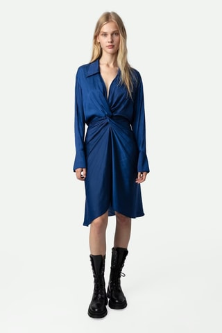 Robe midi - Bleu roi