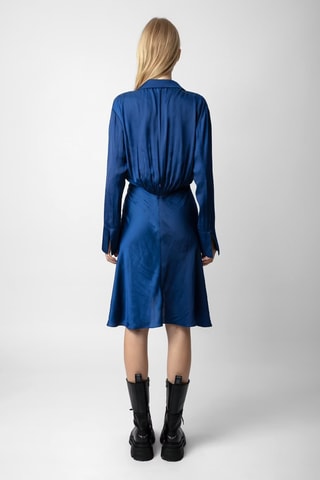 Robe midi - Bleu roi