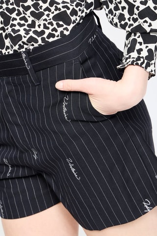 Short en laine - Noir