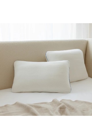 Oreiller ergonomique mémoire de forme - Blanc