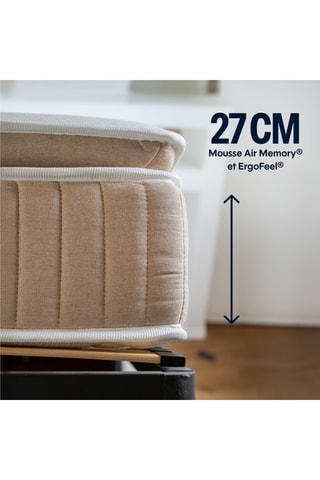 Matelas hybride premium L'Expérience - épais 27cm - ferme équilibré