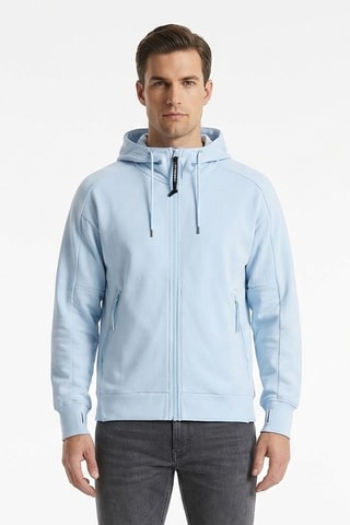 Sweater met Capuchon - Lichtblauw