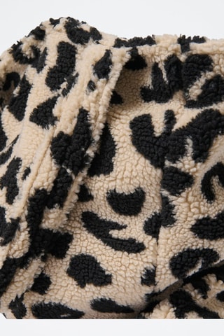 Sac porté épaule - Ecru et noir