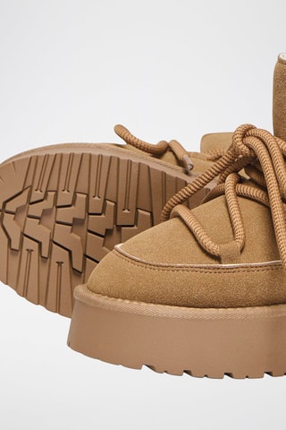 Bottines fourrée - Camel