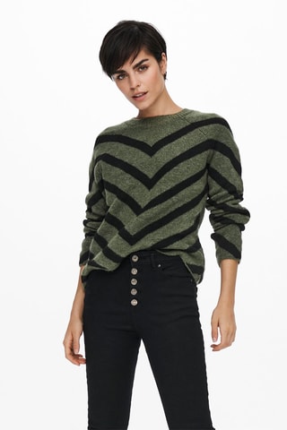 Pull - Vert et noir