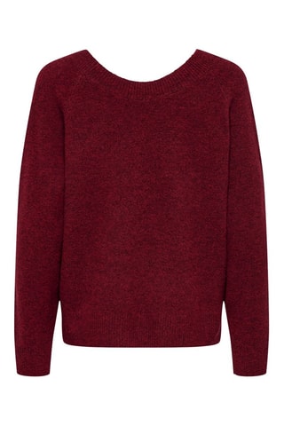 Pull en coton biologique - Bordeaux chiné