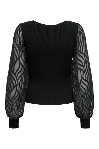 Pull en coton biologique - Noir