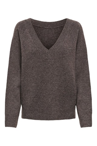 Pull en coton biologique - Marron chiné