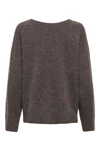 Pull en coton biologique - Marron chiné