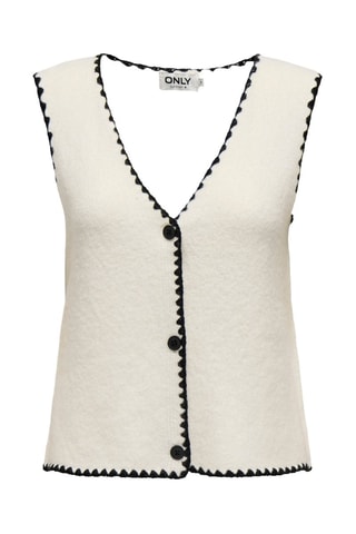 Gilet sans manches - Ecru