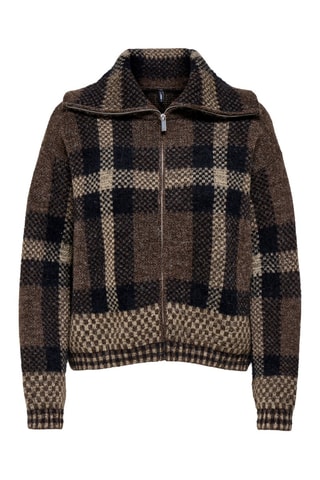 Gilet - Noir et marron foncé